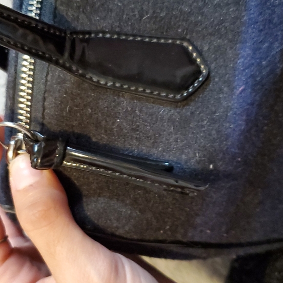 Coach Wool Satchel Hand Bag - Picture 9 of 16